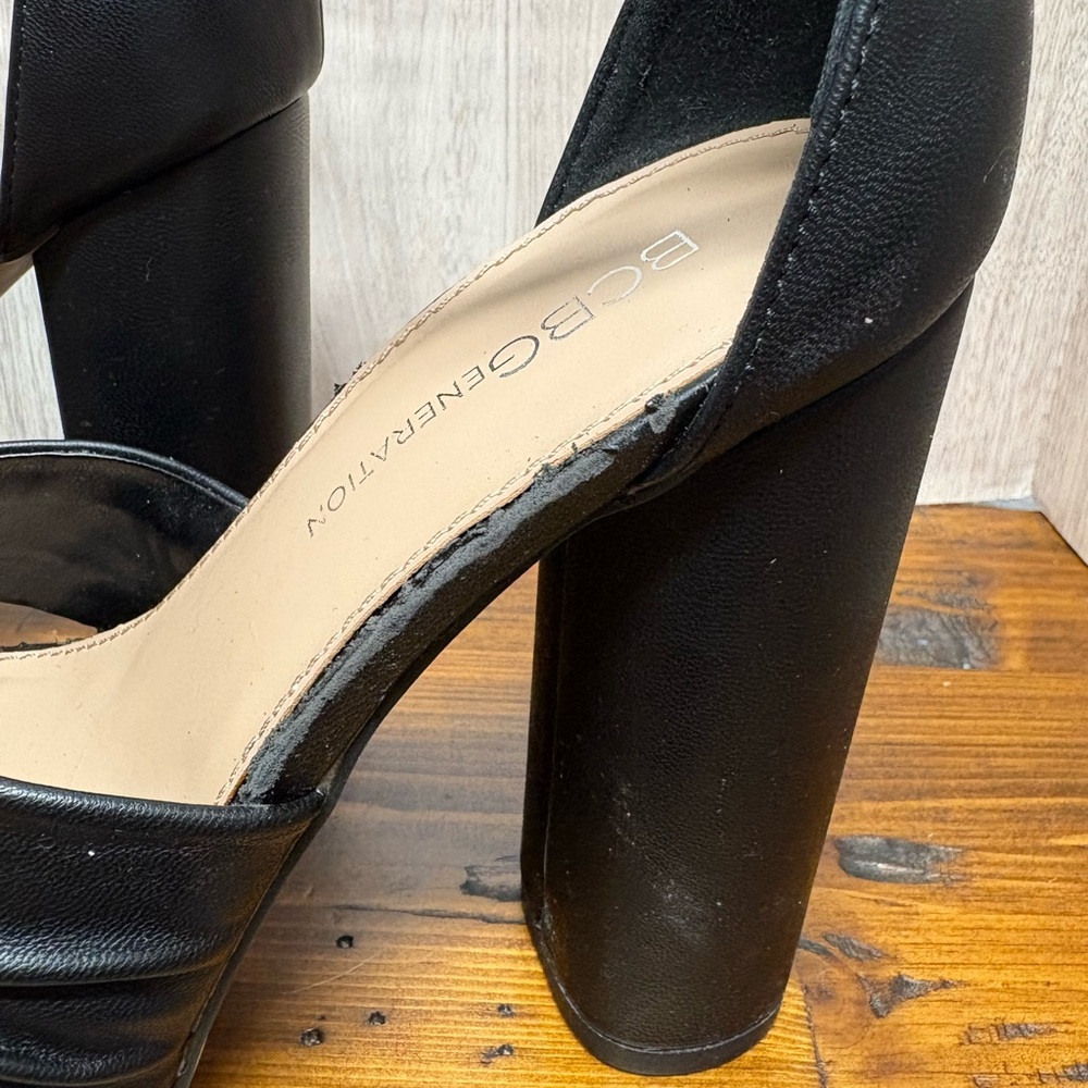 Bcbgeneration Black Strappy Platform - image 4